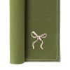 Салфетка под приборы Fancy Bows оливкового цвета из коллекции Essential, 35х45 см, Tkano, изображение 5