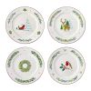 Набор из четырех тарелок Nordic winter из коллекции New Year Essential, ?23 см, Tkano