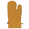Прихватка-варежка из хлопка цвета карри из коллекции Essential, 33х17,5 см, Tkano