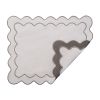 Салфетка под приборы с контрастным кантом серого цвета из коллекции Trendy Ruffles, 35х45 см, Tkano, изображение 5