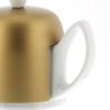Чайник заварочный на 6 чашек с крышкой бронзового цвета, 900 мл, SALAM White, фарфор, Guy Degrenne, изображение 3