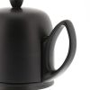 Чайник заварочный на 4 чашки с черной крышкой, 700 мл, SALAM Mat Black, фарфор, Guy Degrenne, изображение 3