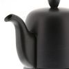 Чайник заварочный на 4 чашки с черной крышкой, 700 мл, SALAM Mat Black, фарфор, Guy Degrenne, изображение 4
