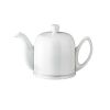 Чайник заварочный с крышкой на 4 чашки, 700 мл, SALAM White Monochrome, цвет белый, фарфор, Guy Degrenne