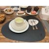Набор из подстановочной салфетки фигурной 37x44 см и подстаканника, цвет коричневый, VERO, изображение 3