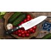 Кухонный нож-шеф японский Сантоку, FUJI CUTLERY, изображение 4