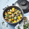 Кастрюля с крышкой для индукционных плит 2 л, d=22,5 см, h=18 см, керамика, Emile Henry, изображение 6