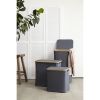 Корзина для белья Neat Mid, 40x33x43 см, серая, Smart Solutions, изображение 2