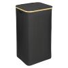 Корзина для белья Neat Tall, 41х35х74 см, черная, Smart Solutions