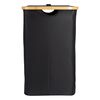 Корзина для белья с двумя отделениями Neat Twin, 53,5х33х53 см, черная, Smart Solutions, изображение 4