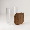 Банка для хранения квадратная Glass Acacia, 1,1 л, Smart Solutions, изображение 3