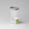 Банка для хранения прямоугольная Vacuum Glass, 1,5 л, светло-серая, Smart Solutions, изображение 8