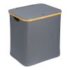 Корзина для белья Neat Mid, 40x33x43 см, серая, Smart Solutions