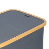 Корзина для белья с двумя отделениями Neat Twin, 53,5х33х53 см, серая, Smart Solutions, изображение 8