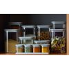 Банка для хранения прямоугольная Vacuum Glass, 1,75 л, светло-серая, Smart Solutions, изображение 5