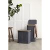 Корзина для белья Neat Tall, 41х35х74 см, серая, Smart Solutions, изображение 2