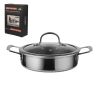 Кастрюля с крышкой 1.7 л, 20/18*12 см, серия New Kitchen Honeycombs, трехслойная сталь, P.L. Proff Cuisine