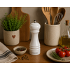 Мельница для соли h=14 см, бук, белая, De Buyer, изображение 2