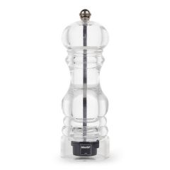 Мельница для перца h 17,5 см, акрил, прозрачная, серия MILANO, Bisetti