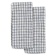 Набор из двух муслиновых полотенец с графичным дизайном из коллекции Essential, 50х70 см, Tkano