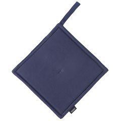 Прихватка из хлопка темно-синего цвета из коллекции Essential, 22х22 см, Tkano