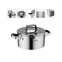 Кастрюля со стеклянной крышкой, 18 см/2,3 л, NADOBA, серия DONA