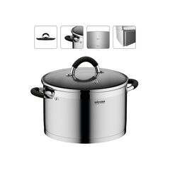 Кастрюля со стеклянной крышкой, 24 см/6 л, NADOBA, серия OLINA