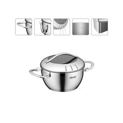 Кастрюля со стеклянной крышкой, 16 см/1,4 л, NADOBA, серия MARUSKA