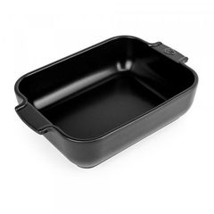 Форма для запекания прямоугольная SATIN BLACK 3,8л, 36х22см, черный, Peugeot