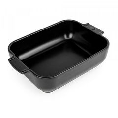 Форма для запекания прямоугольная SATIN BLACK 2,7л, 32х20см, черный, Peugeot