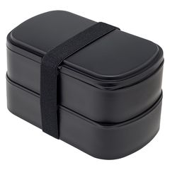 Ланч-бокс с приборами Food Time, 1 л, черный, Smart Solutions