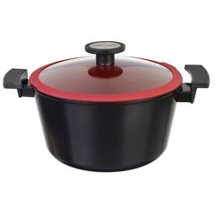 Кастрюля со стеклянной крышкой для индукционных плит De Chef 2.2 л, 24 см,  Neoflam