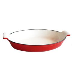 Сковорода чугунная с эмалированным покрытием 26*15.5 cм, P.L. Proff Cuisine