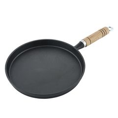 Сковорода блинная чугунная с деревянной ручкой 20 cм, P.L. Proff Cuisine