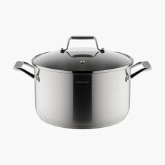 Кастрюля со стеклянной крышкой, 24 см, 6 л., серия ODRI, NADOBA