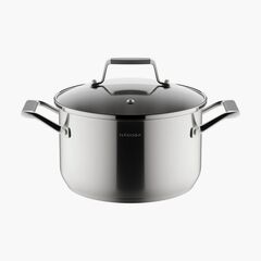 Кастрюля со стеклянной крышкой, 20 см, 3,4 л, NADOBA серия ODRI, NADOBA