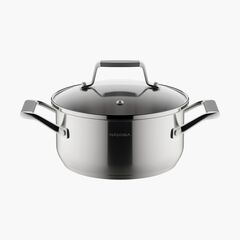 Кастрюля со стеклянной крышкой, 18 см, 2 л, серия ODRI, NADOBA