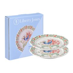 Набор тарелок Fantail Bird из коллекции Birds of Paradise в подарочной упаковке, d 18 см, 2 шт., Liberty Jones