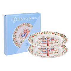 Набор тарелок Owl из коллекции Birds of Paradise в подарочной упаковке, d 21 см, 2 шт., Liberty Jones
