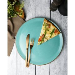 Тарелка для пиццы 32 см, Seasons Бирюзовый, Porland