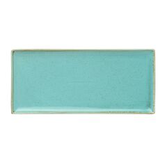 Блюдо прямоугольное 35х16 см, Seasons Бирюзовый, Porland