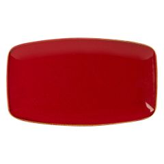 Тарелка прямоугольная 31*18 см, Seasons Красный, Porland