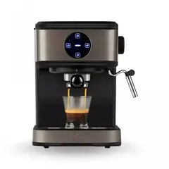 Кофеварка - эспрессо, 1,5 л, 27 х 20,5 х 29 см, нержавеющая сталь, пластик, BLACK+DECKER
