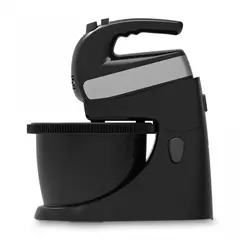 Миксер ручной с подставкой и чашей, 2.5 л, нержавеющая сталь, пластик, BLACK+DECKER
