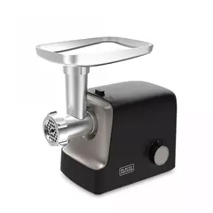 Мясорубка , 2200 Вт, нержавеющая сталь, пластик, BLACK+DECKER