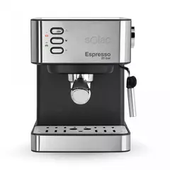 Кофеварка Espresso, 21 х 26 х 30 см, нержавеющая сталь, пластик, SOLAC