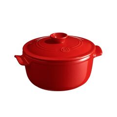 Кастрюля с крышкой 2,5 л, d=22 см, h=15,5 см, керамика, Emile Henry