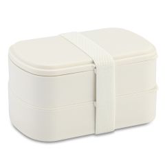 Ланч-бокс с приборами Food Time, 1 л, молочный, Smart Solutions