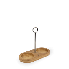 Подставка для мельниц диметром 6,5 см, бамбуковая, L 18,7 см, h 1,6 см, LINEA PEUGEOT, Франция