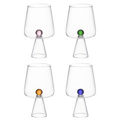 Набор бокалов для вина Orb, 400 мл, 4 шт., Liberty Jones